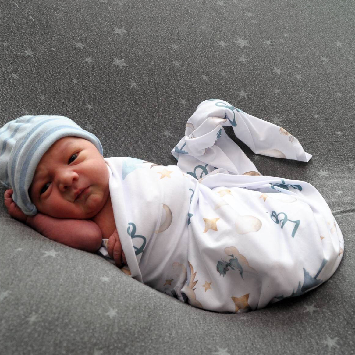 Personalized Baby Swaddle Blanket Set for Comfort & Unique | BBBlanket26