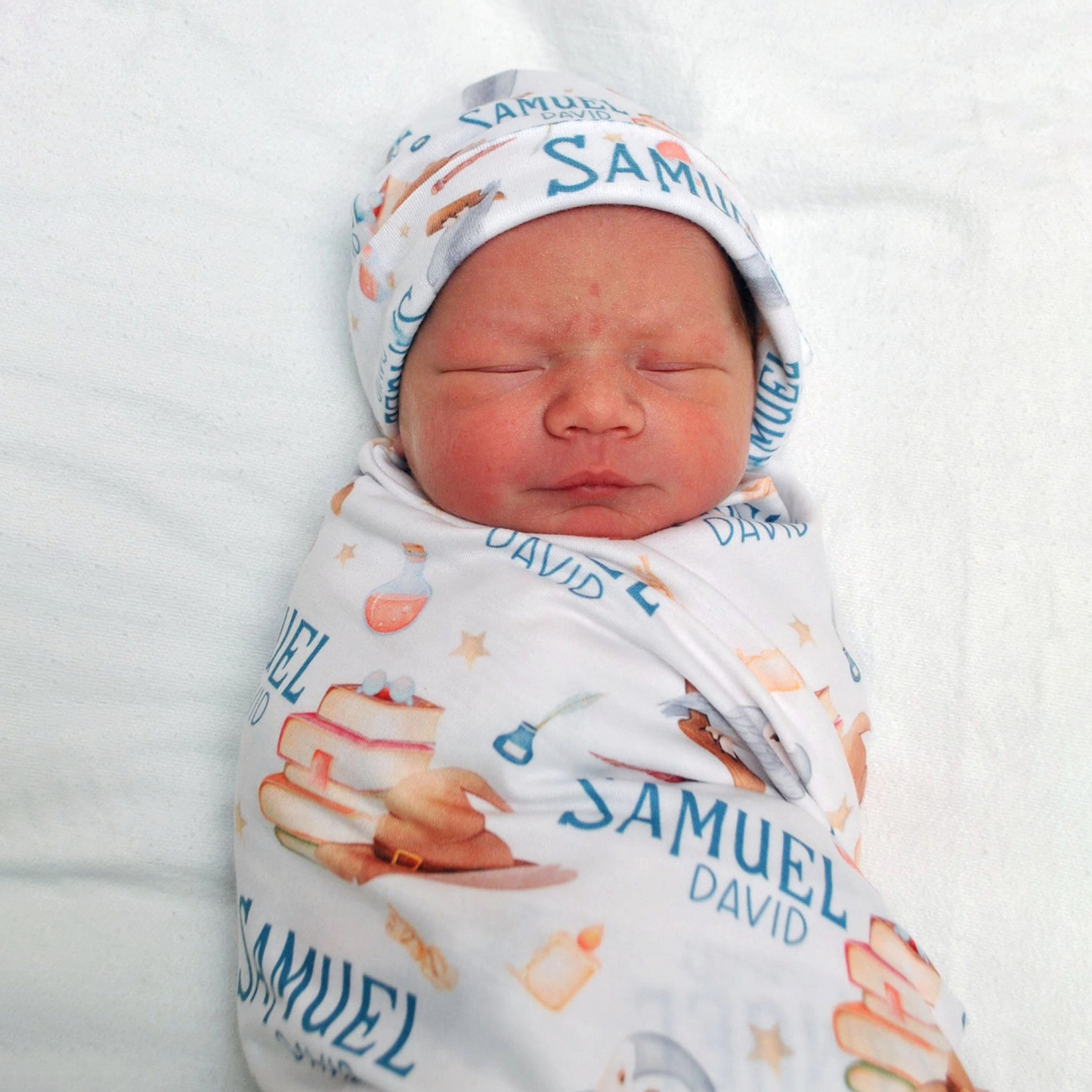 Personalized Baby Swaddle Blanket Set for Comfort & Unique | BBBlanket29