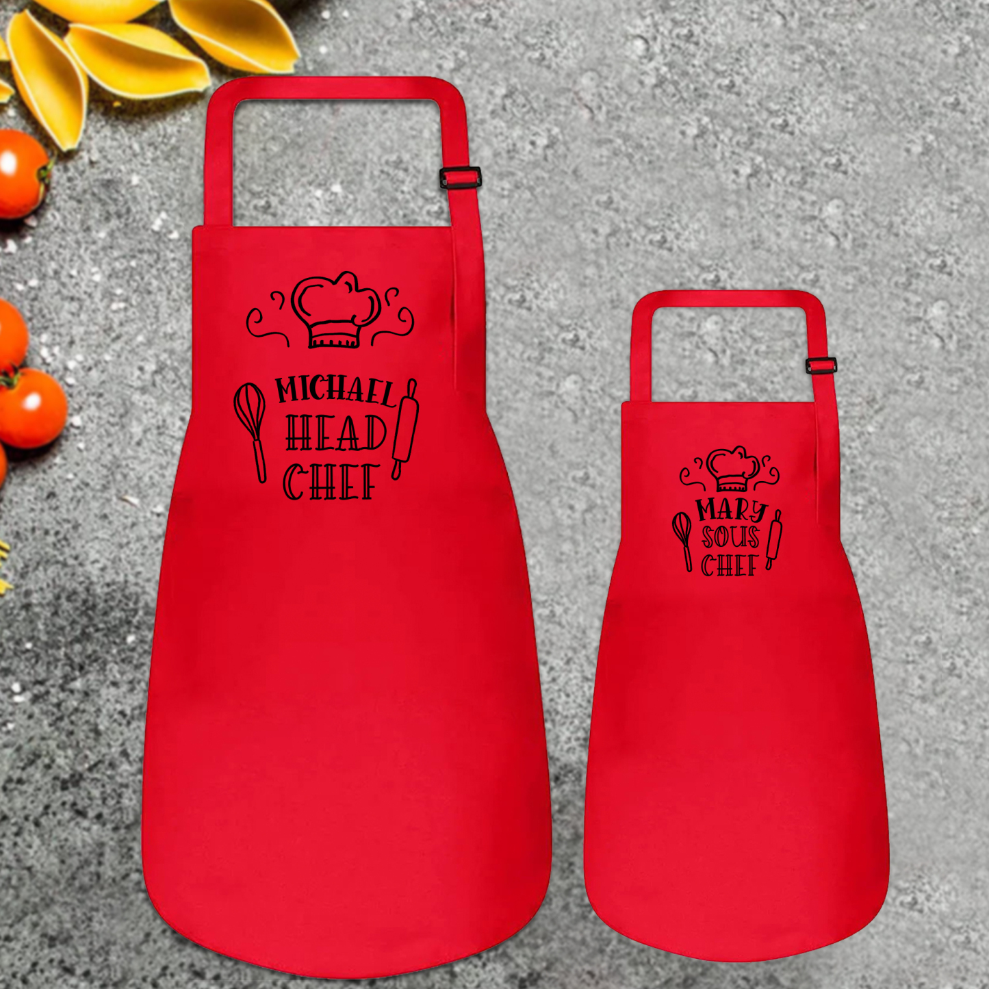 Personalised Multifunctional Waterproof Matching Family Apron | Apron29