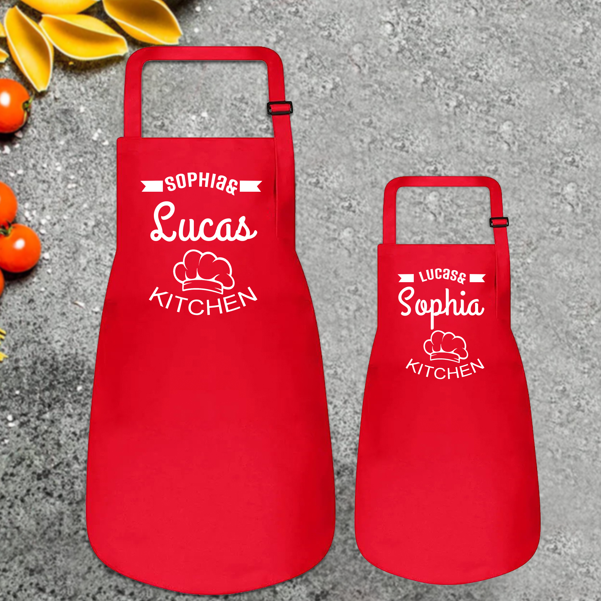 Personalised Multifunctional Waterproof Matching Family Apron | Apron30