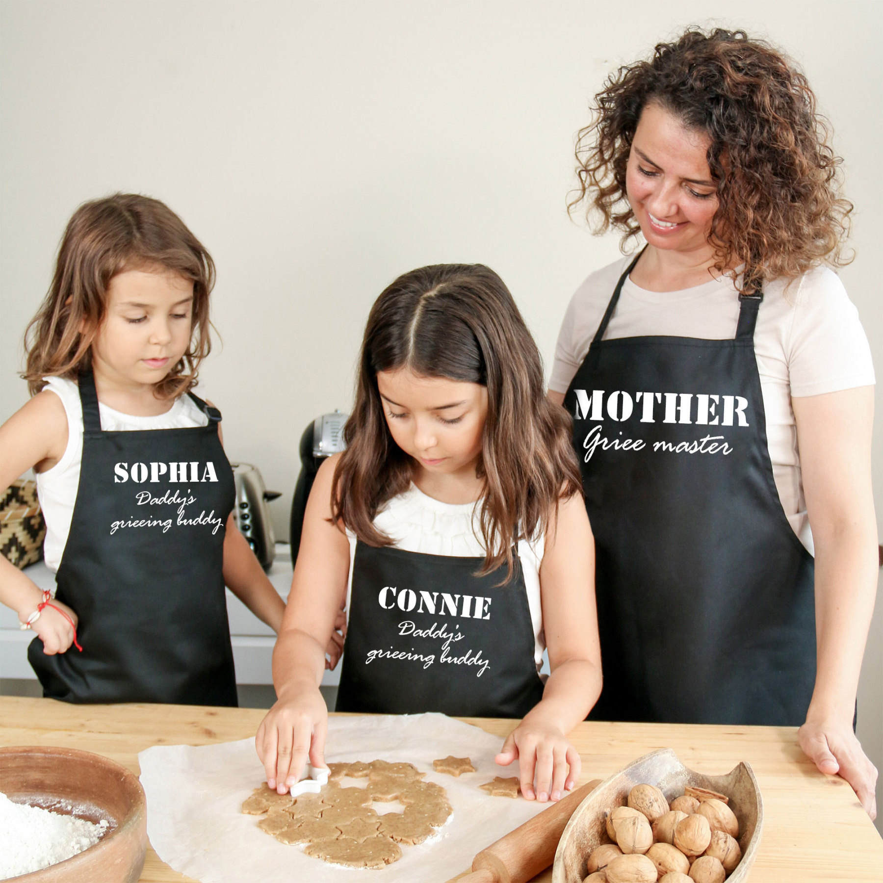 Personalised Multifunctional Waterproof Matching Family Apron | Apron3501