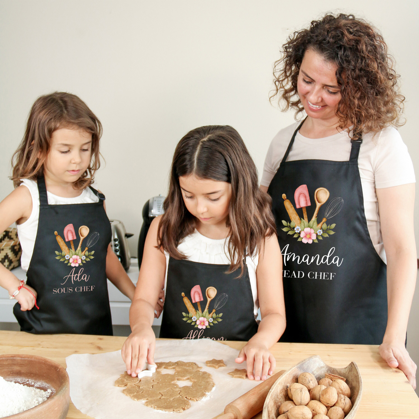 Personalised Multifunctional Waterproof Matching Family Apron | Apron37