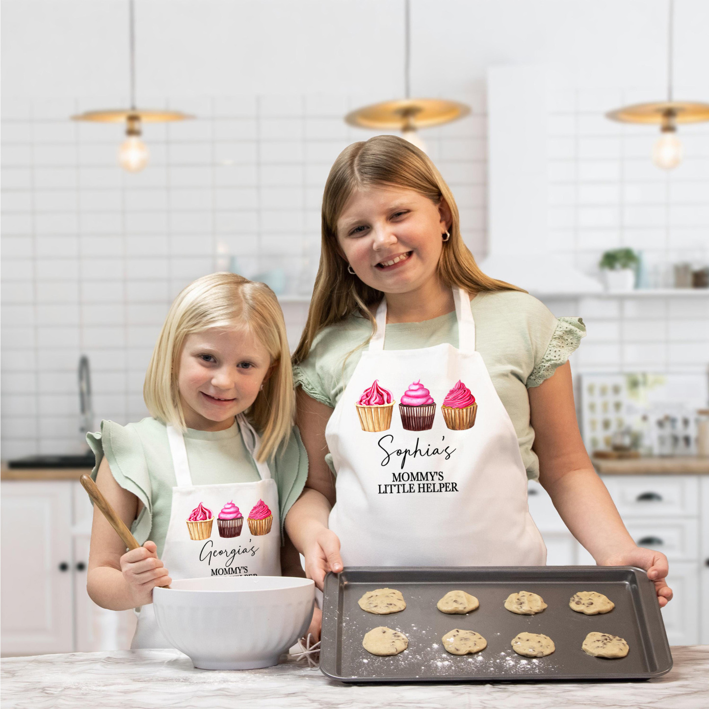 Personalised Multifunctional Waterproof Matching Family Apron | Apron48