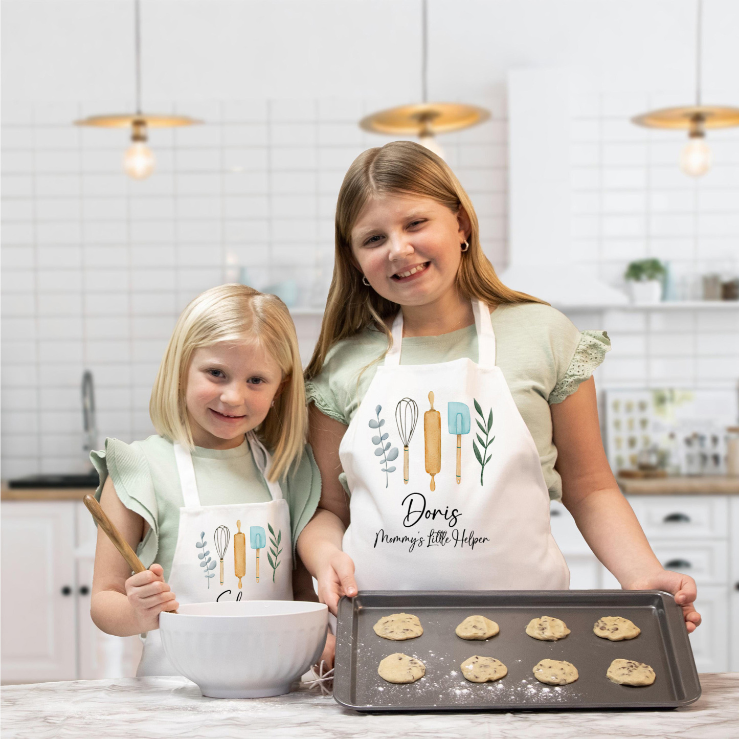 Personalised Multifunctional Waterproof Matching Family Apron | Apron49