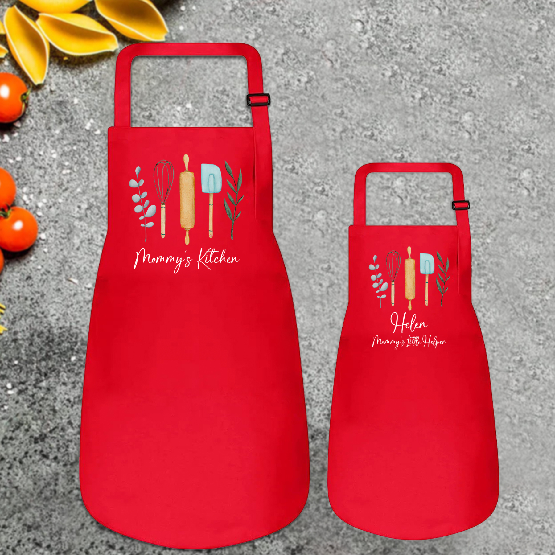 Personalised Multifunctional Waterproof Matching Family Apron | Apron49