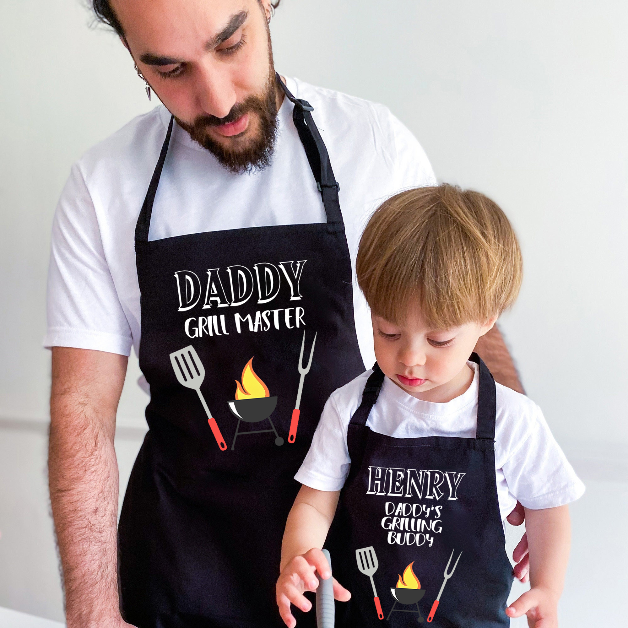 Personalised Multifunctional Waterproof Matching Family Apron | Apron50