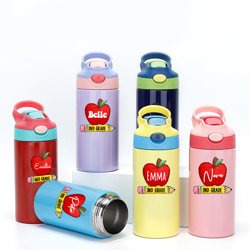Personalised BPA Free 12oz Kid Water Bottles | YouBottle77