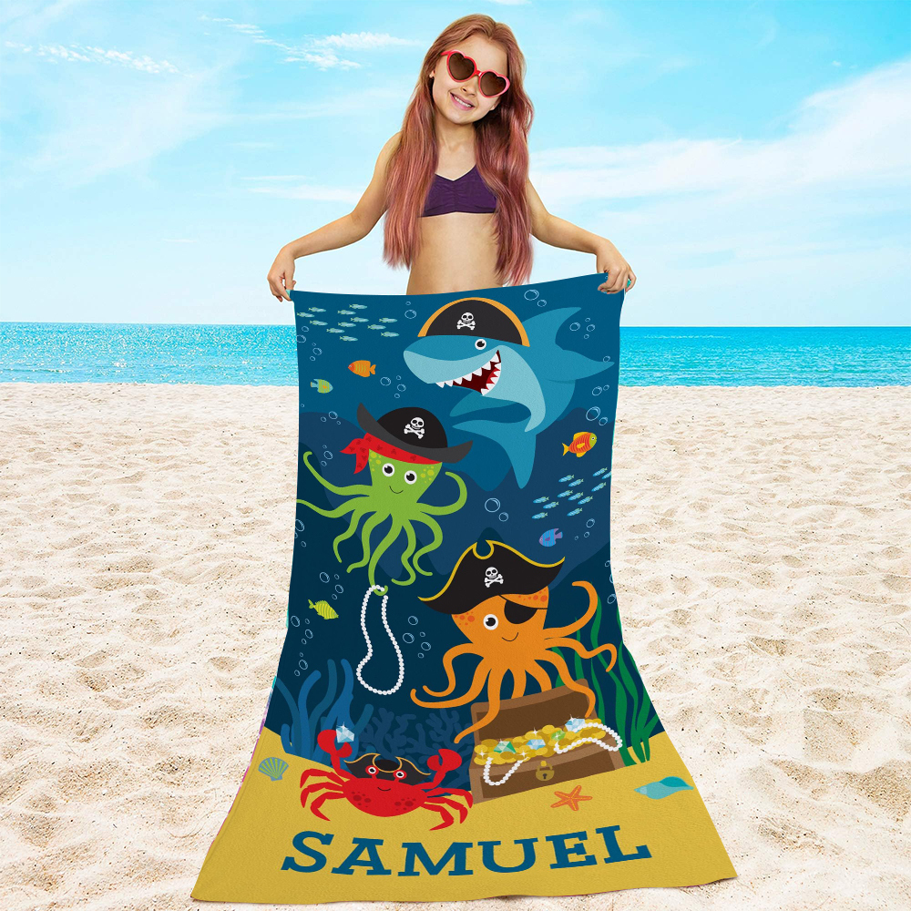 Personalized Lovely Kid Towel for Summer & Beach | CWTowel167
