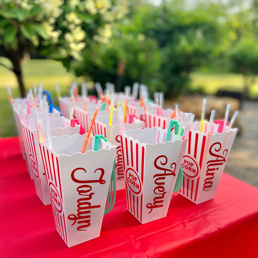 Personalized Movie Time Popcorn Buckets | YouBottle84