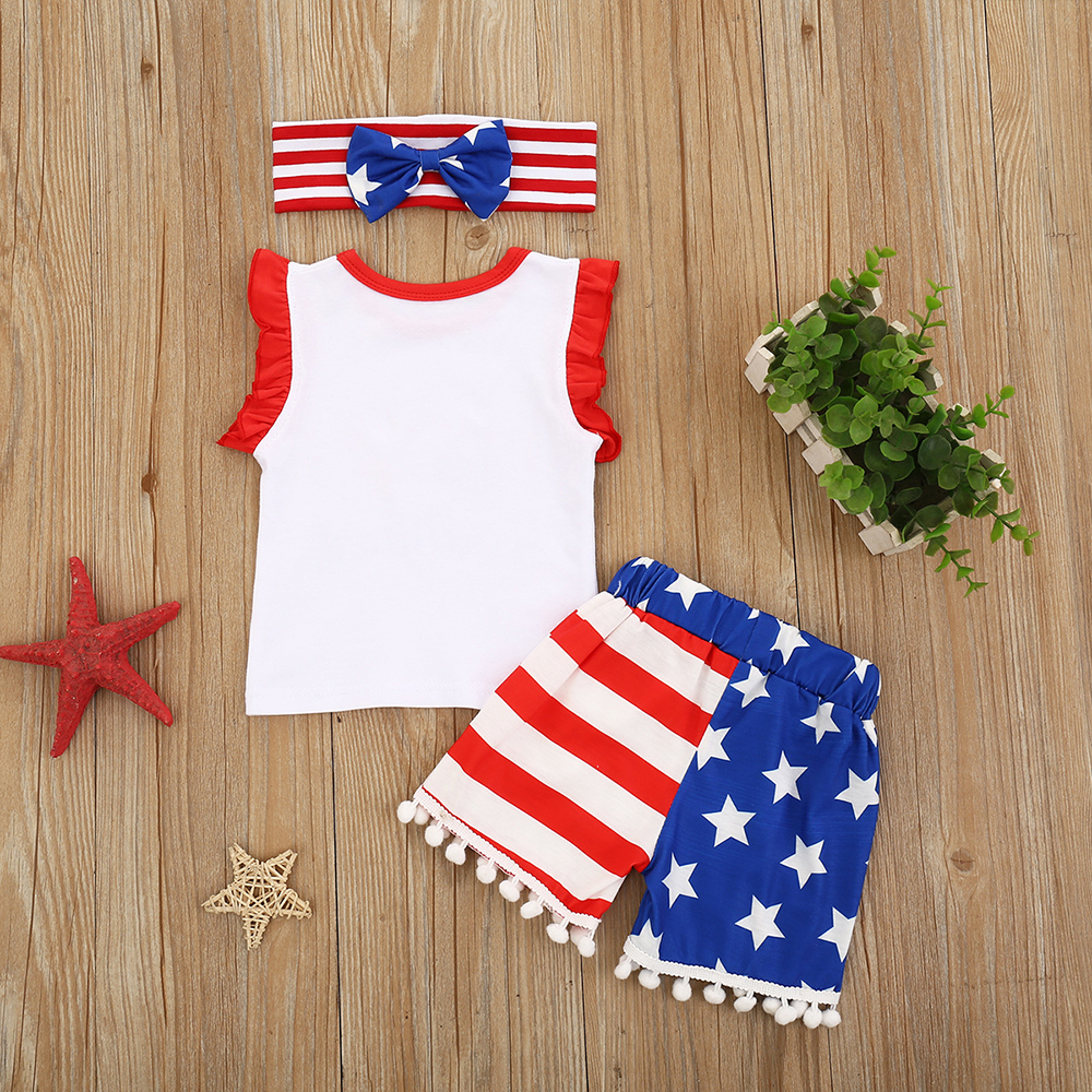 Personalized 4th of July Independence Day Outfit Set | CWBaby235