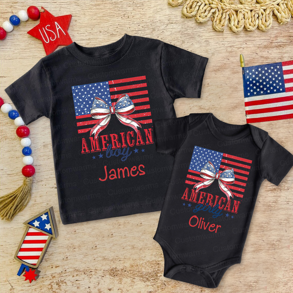 Personalized 4th of July Independence Day Shirts | CWBaby236