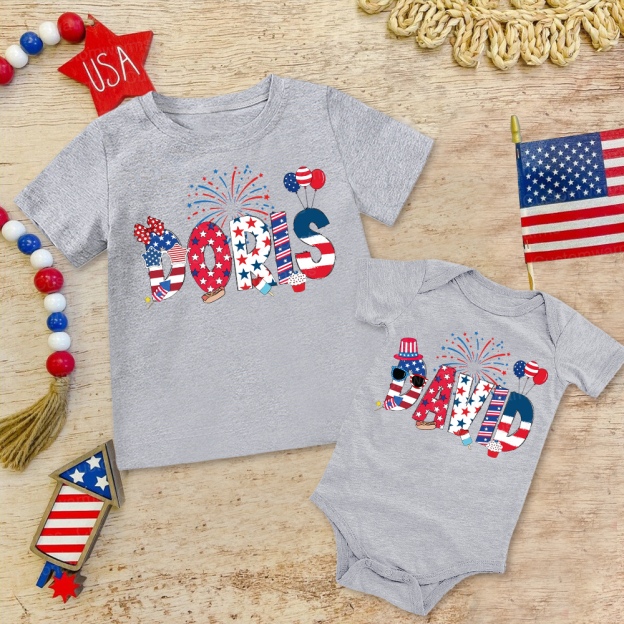 Personalized 4th of July Independence Day Shirts | CWBaby242
