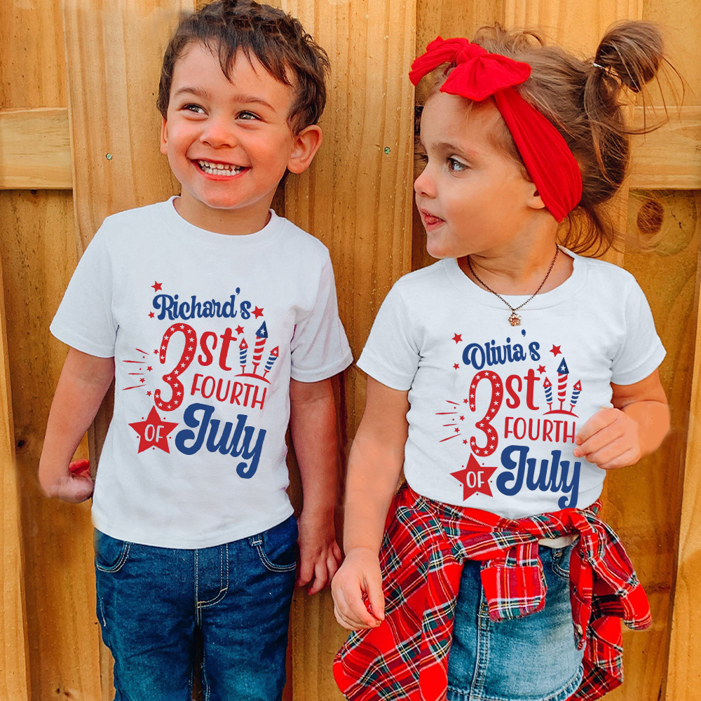 Personalized 4th of July Independence Day Shirts | CWBaby241