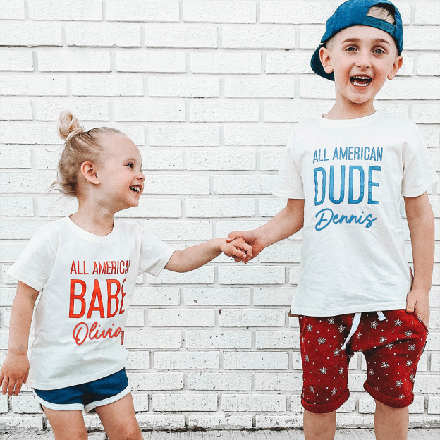 Personalized 4th of July Independence Day Shirts | CWBaby243