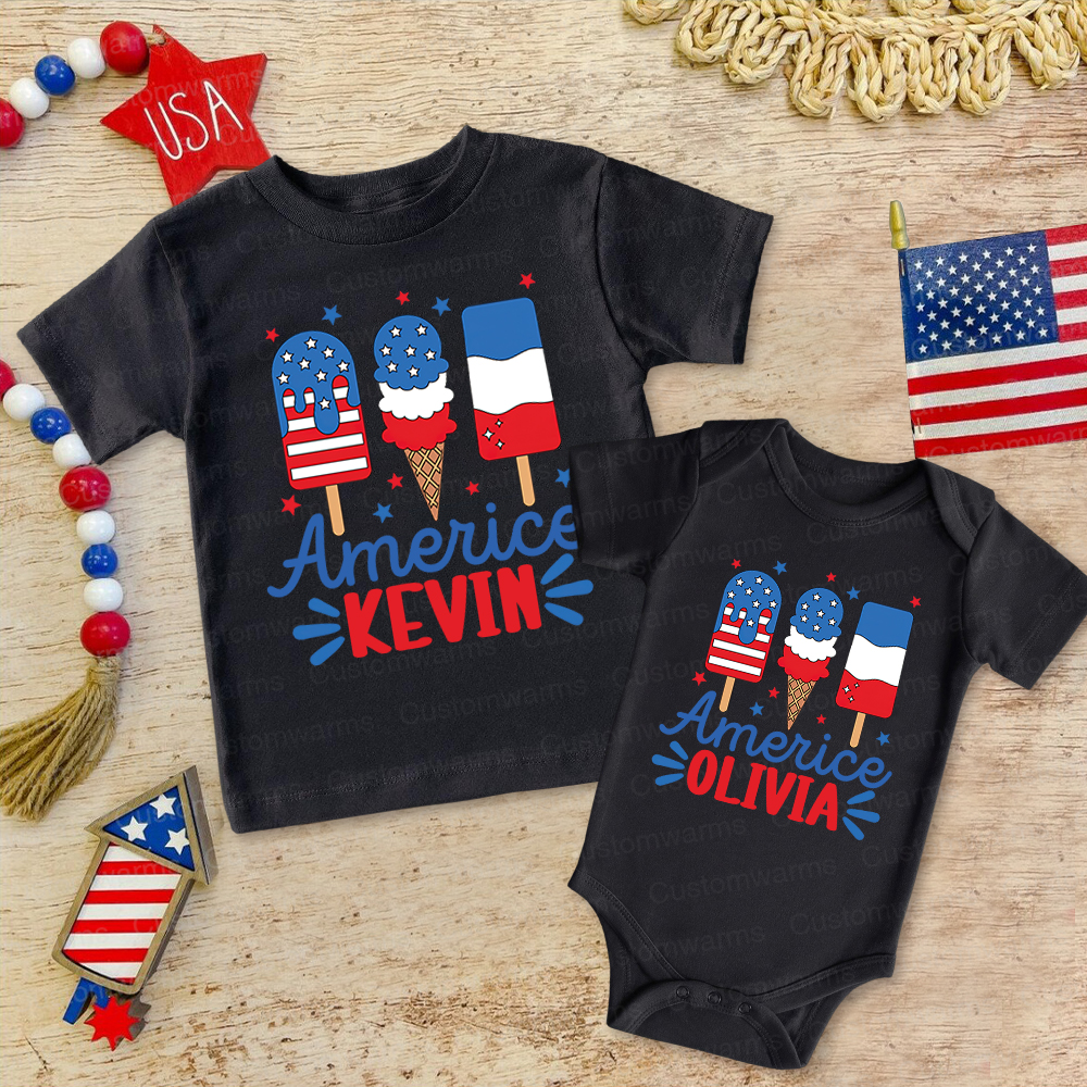 Personalized 4th of July Independence Day Shirts | CWBaby251