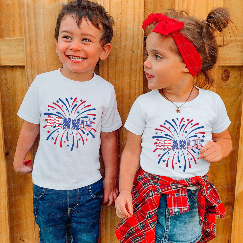Personalized 4th of July Independence Day Shirts | CWBaby252
