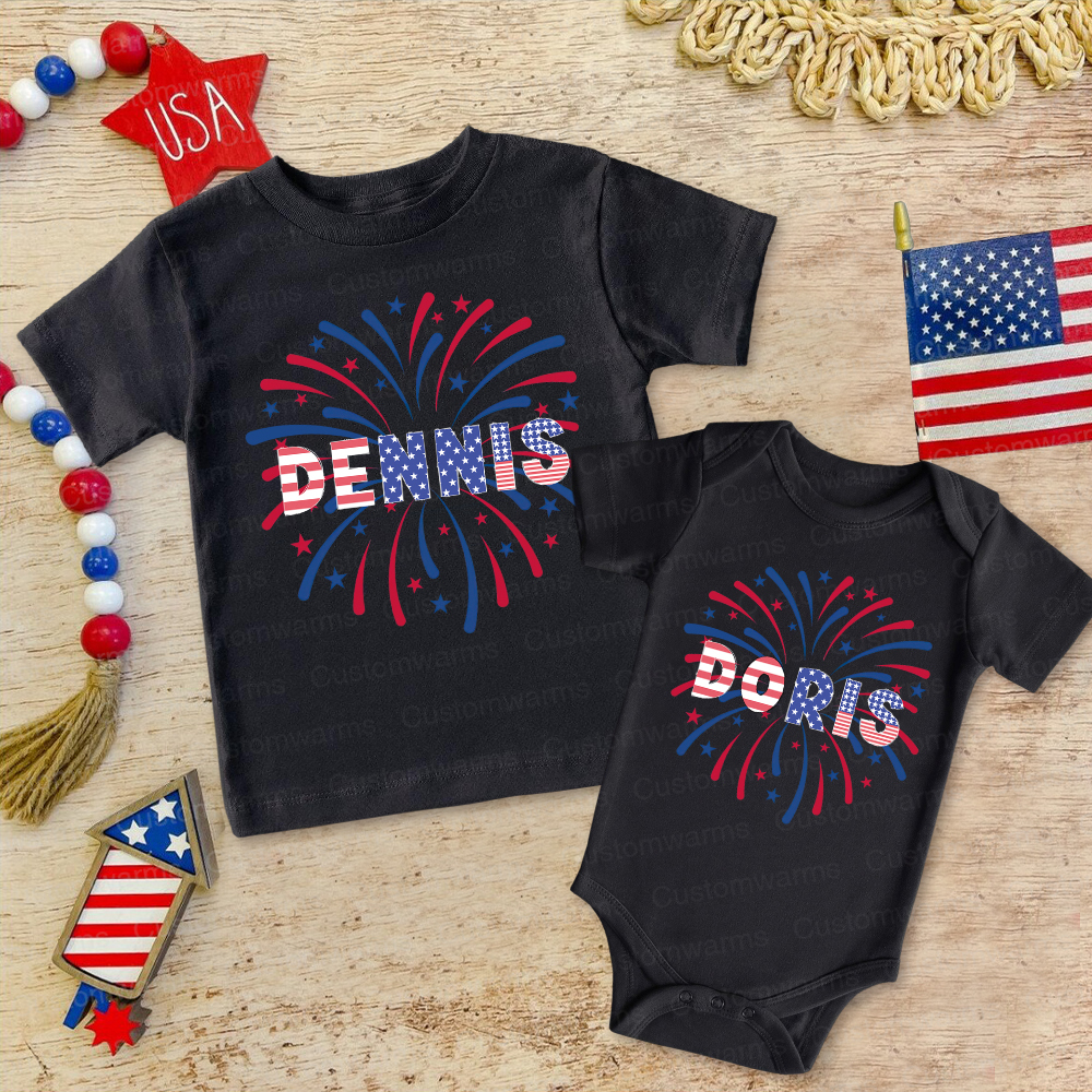 Personalized 4th of July Independence Day Shirts | CWBaby252