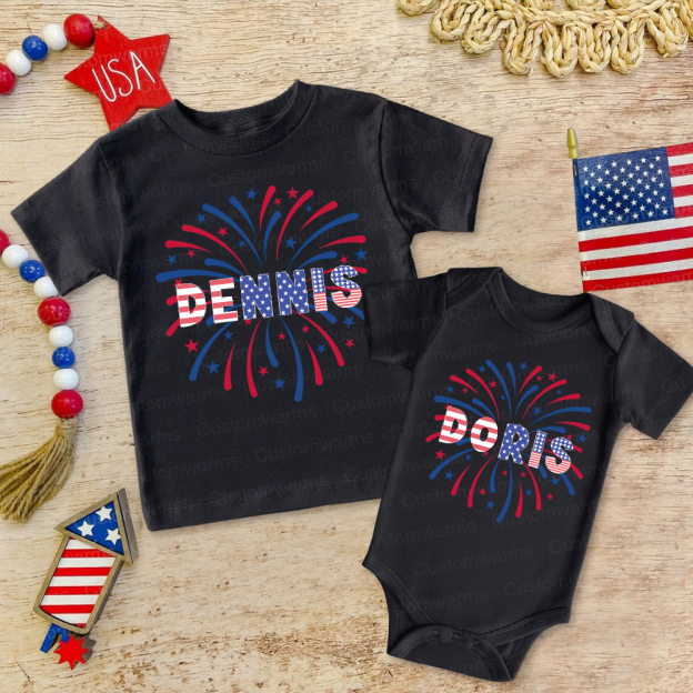 Personalized 4th of July Independence Day Shirts | CWBaby252