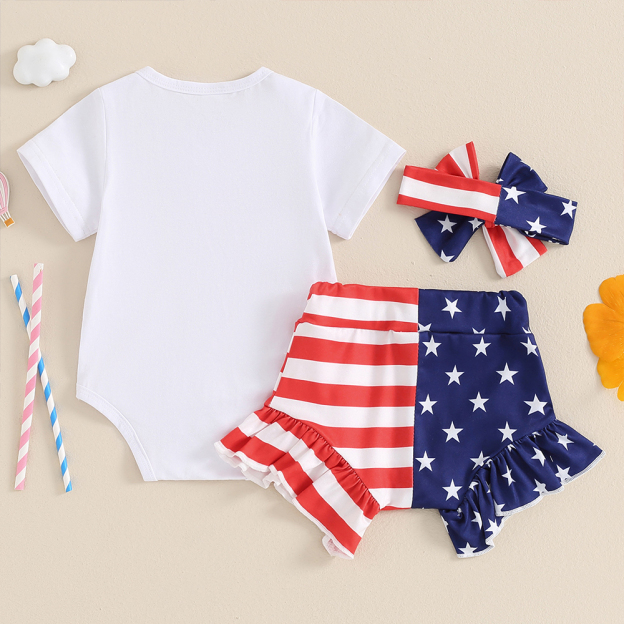 Personalized 4th of July Independence Day Outfit Set | CWBaby256