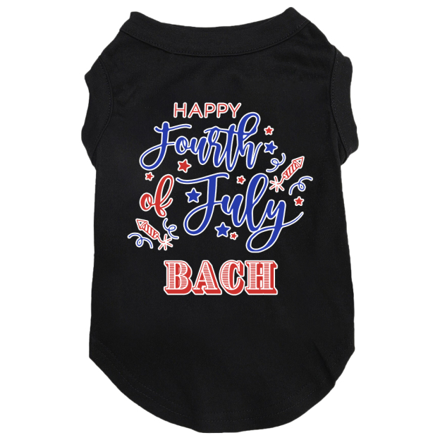 Personalized The 4th of July Soft Pet Shirt | BKPet151