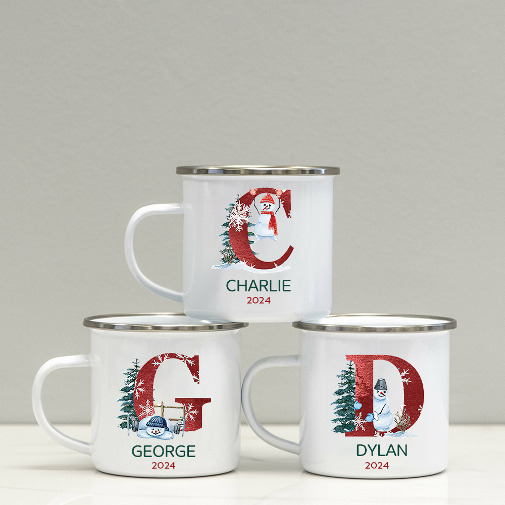 Personalized 12oz Christmas Mugs for Kids  | KidMug49