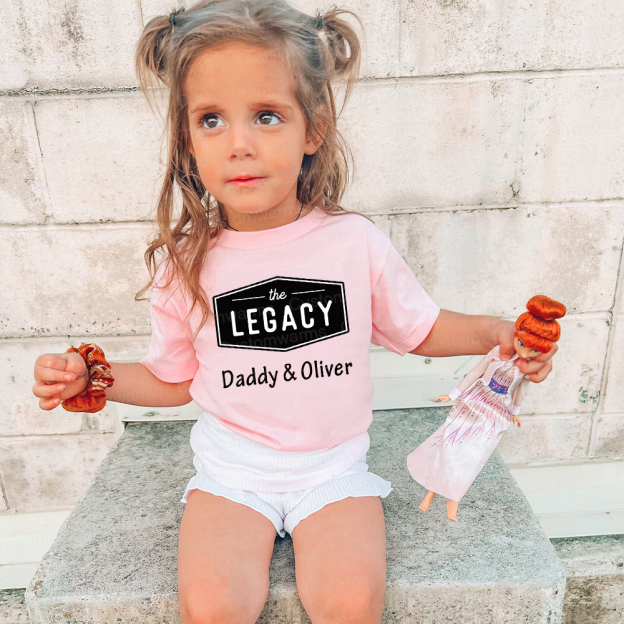 Personalized First Father's Day Daddy and Me Outfit | CWFamily116