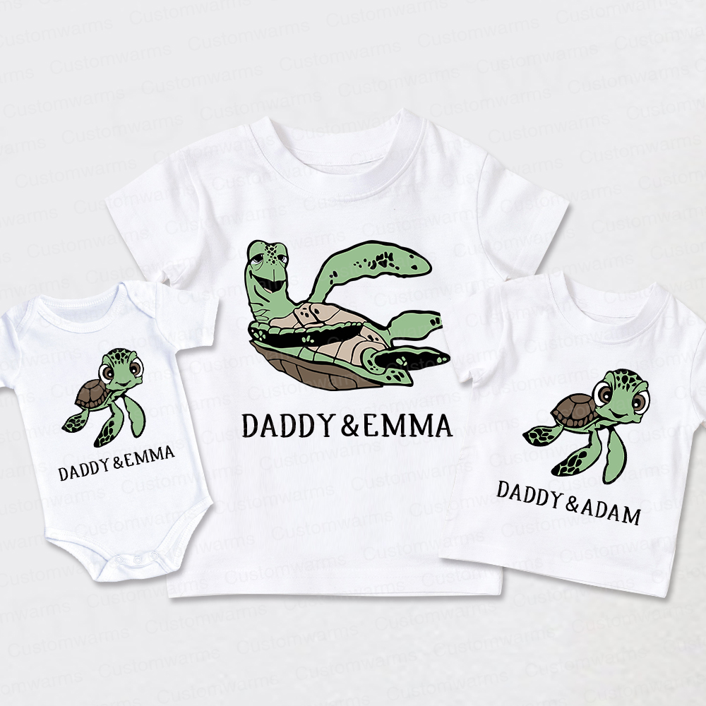 Personalized First Father's Day Daddy and Me Outfit | CWFamily117