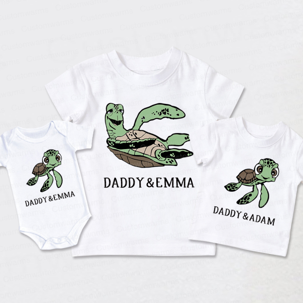 Personalized First Father's Day Daddy and Me Outfit | CWFamily117