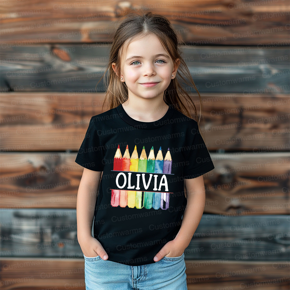 Personalized First Day Of Back To School Shirt | CWSchool01