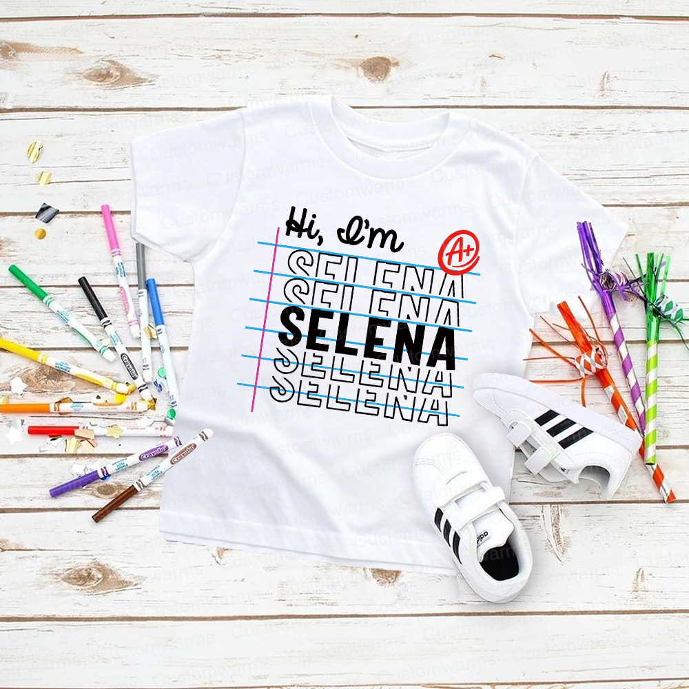 Personalized First Day Of Back To School Shirt | CWSchool07