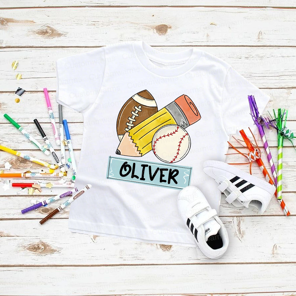 Personalized First Day Of Back To School Shirt | CWSchool08