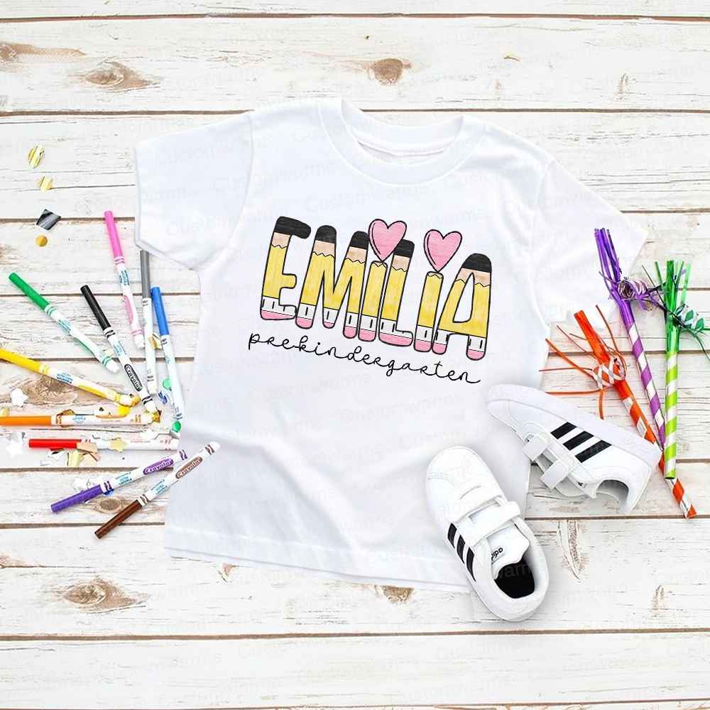 Personalized First Day Of Back To School Shirt | CWSchool09