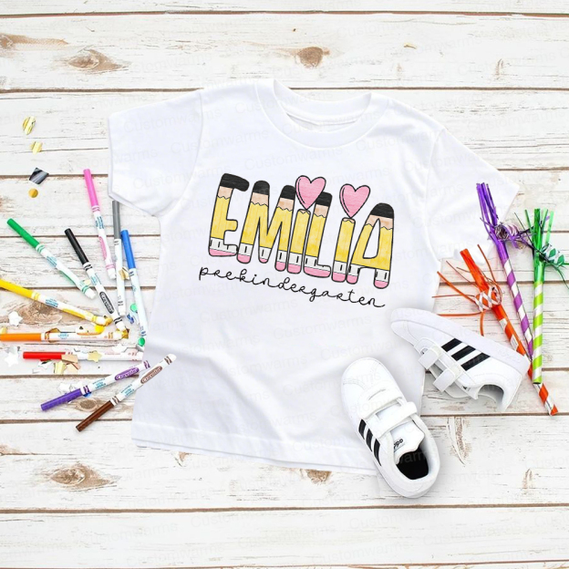 Personalized First Day Of Back To School Shirt | CWSchool09
