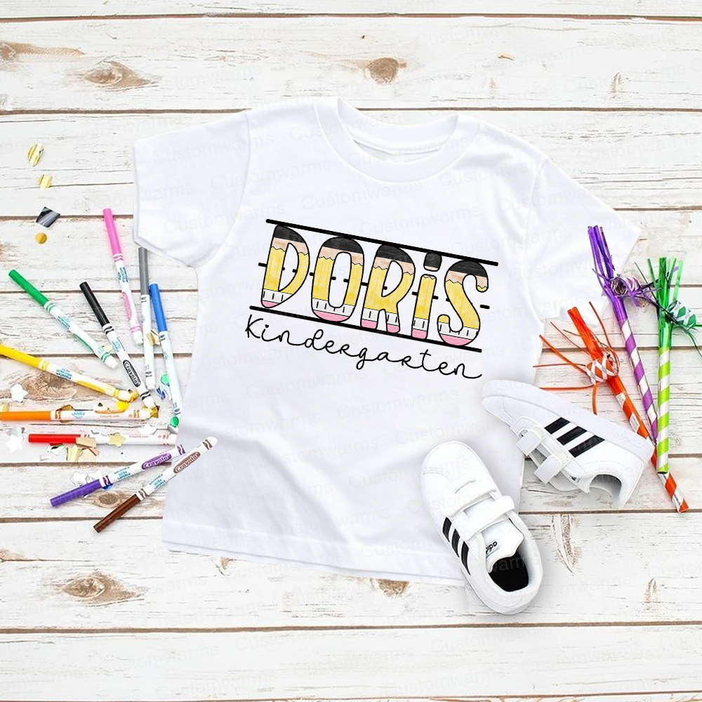 Personalized First Day Of Back To School Shirt | CWSchool10