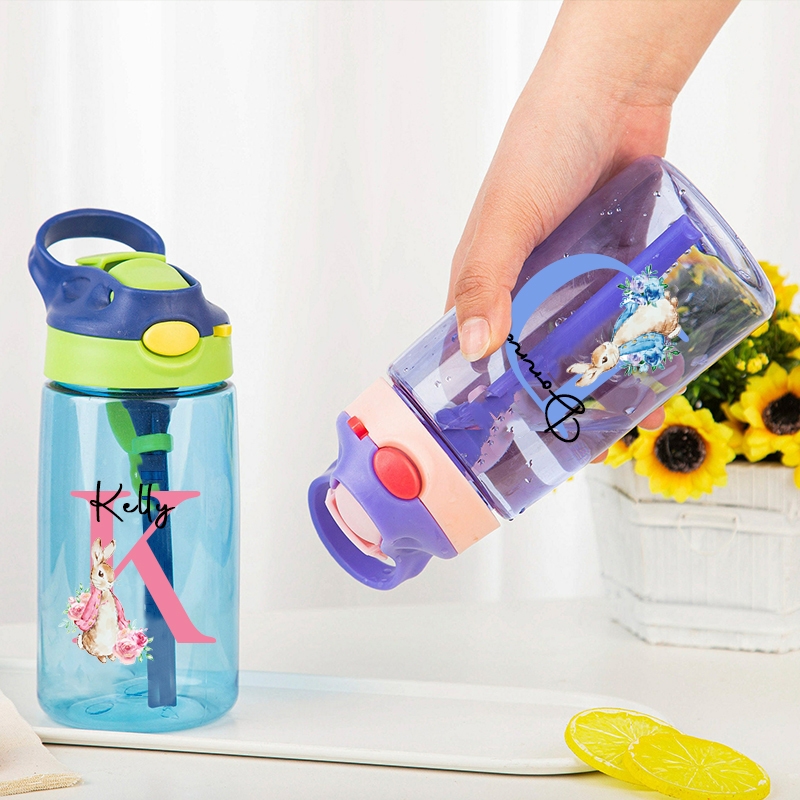 Personalised BPA Free 16oz Easter Kid Water Bottles | YouBottle64