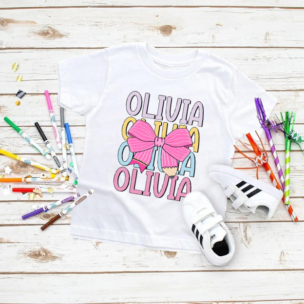 Personalized First Day Of Back To School Shirt | CWSchool11