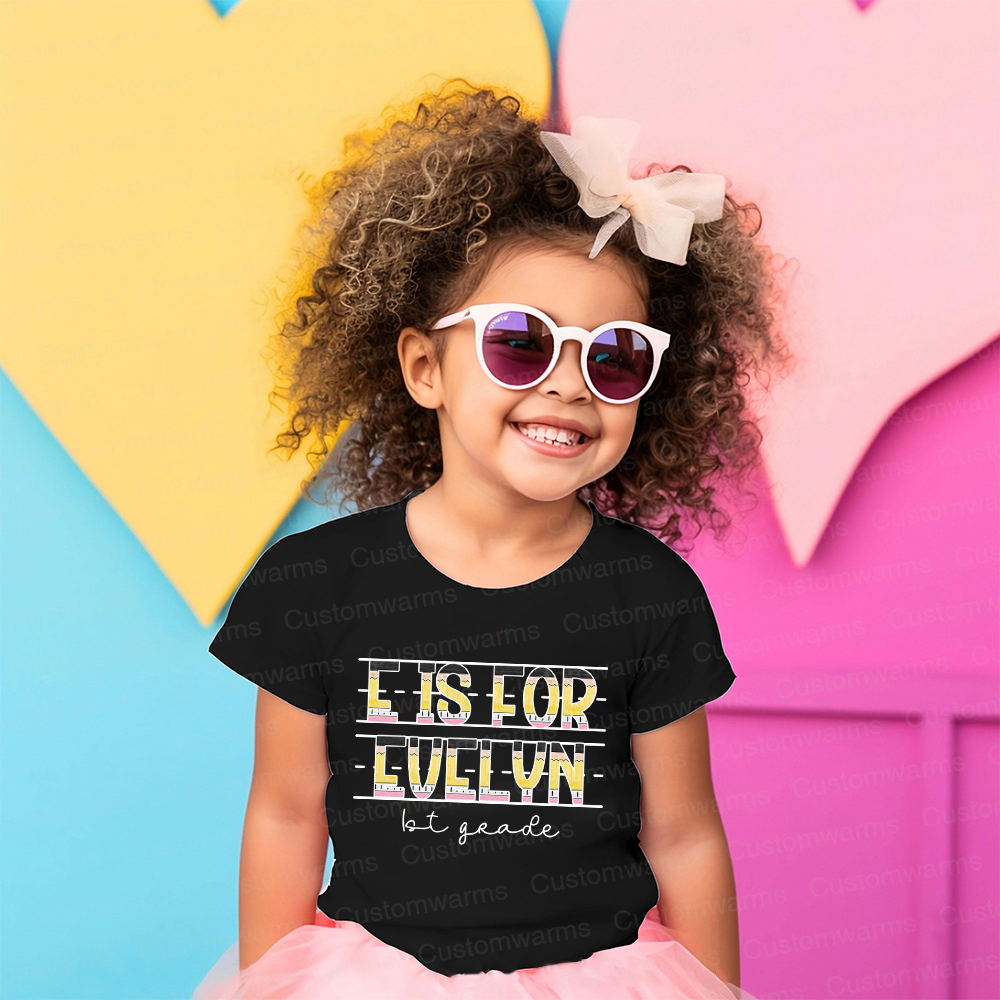 Personalized First Day Of Back To School Shirt | CWSchool12
