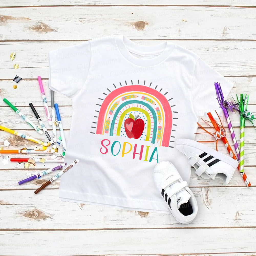 Personalized First Day Of Back To School Shirt | CWSchool14