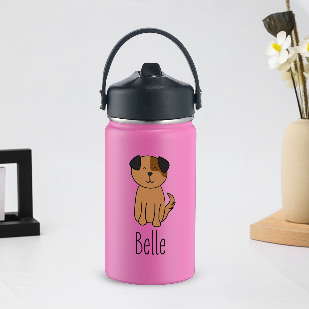 Personalized BPA Free 12oz Stainless Steel Water Bottle | YouBottle95