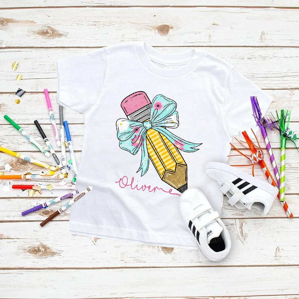 Personalized First Day Of Back To School Shirt | CWSchool15