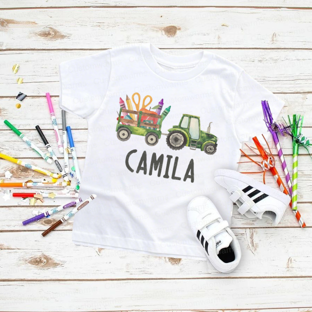 Personalized First Day Of Back To School Shirt | CWSchool16