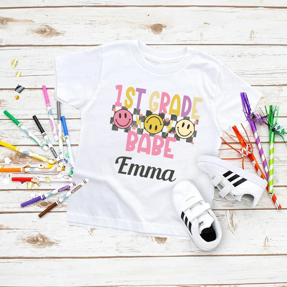 Personalized First Day Of Back To School Shirt | CWSchool18