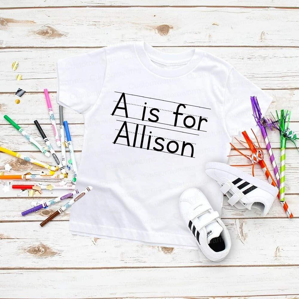Personalized First Day Of Back To School Shirt | CWSchool20