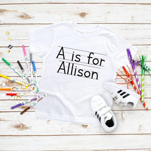 Personalized First Day Of Back To School Shirt | CWSchool20