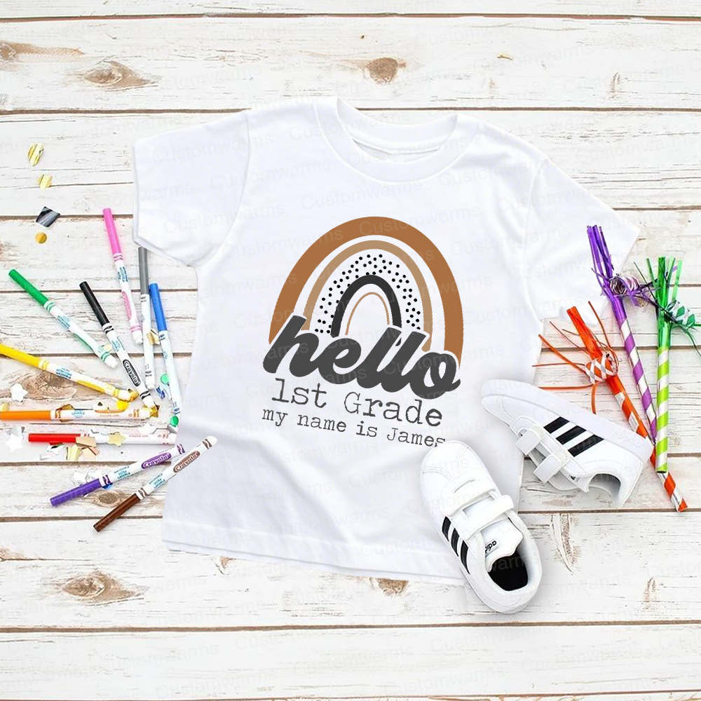 Personalized First Day Of Back To School Shirt | CWSchool21