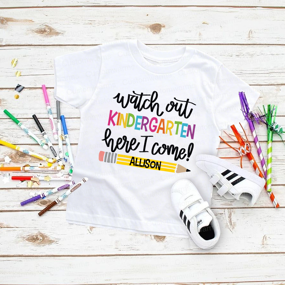 Personalized First Day Of Back To School Shirt | CWSchool23