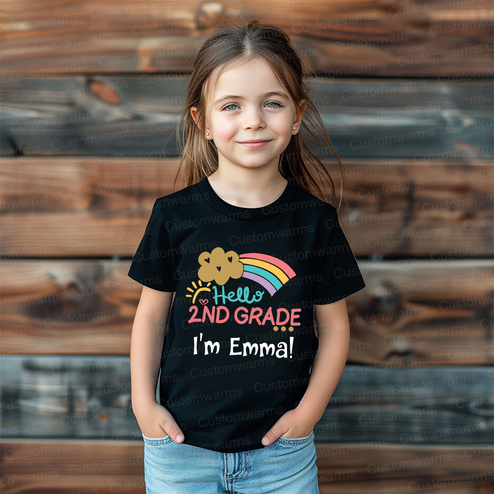 Personalized First Day Of Back To School Shirt | CWSchool25