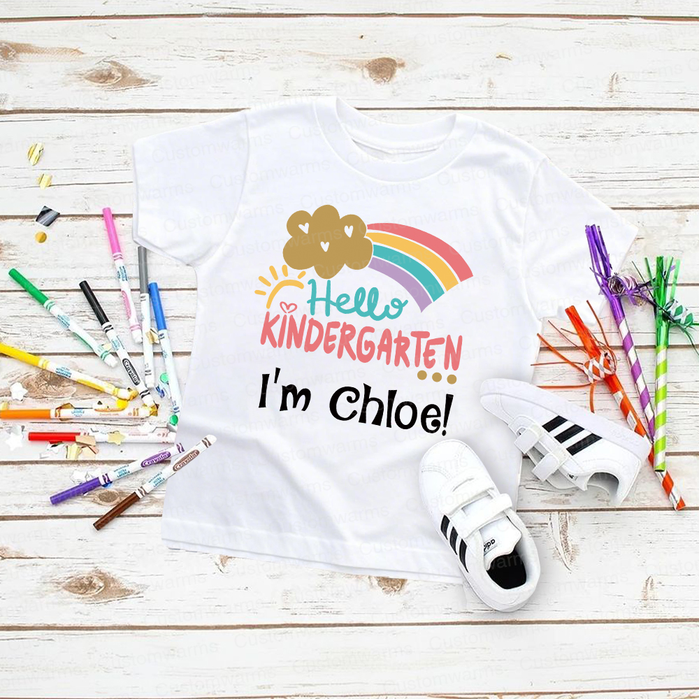 Personalized First Day Of Back To School Shirt | CWSchool25