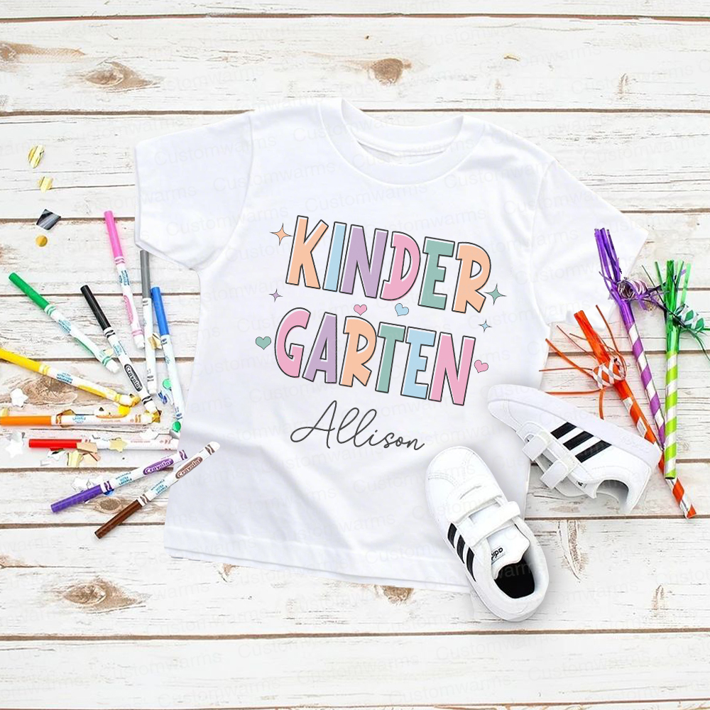 Personalized First Day Of Back To School Shirt | CWSchool28