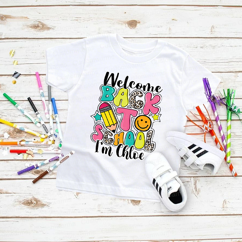 Personalized First Day Of Back To School Shirt | CWSchool29